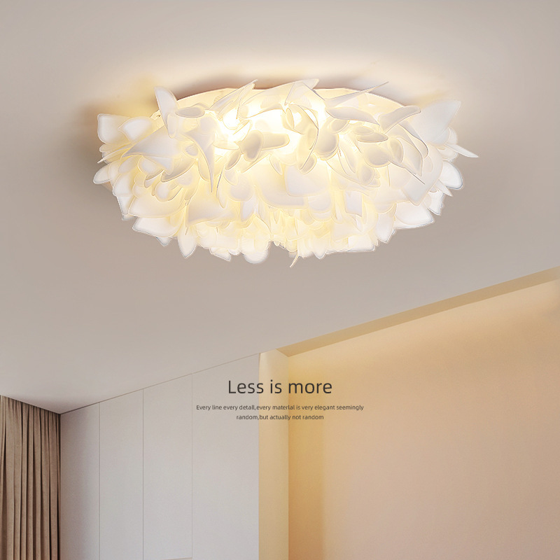 Italian Design Bedroom Lamp Petals Simple Modern Warm Romantic Scandinavian Master Bedroom Ins Popular Ceiling Lamps