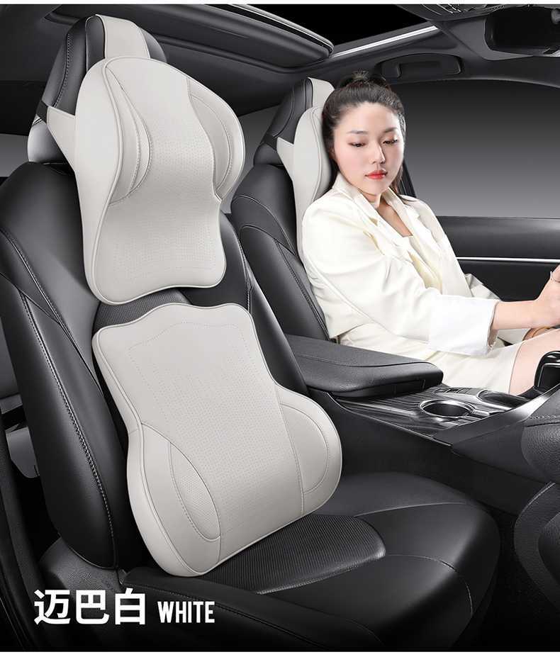 26 types of car headrests and lumbar supports, aviation memory foam neck pillows, ergonomic lumbar support car pillows for cross-border sales