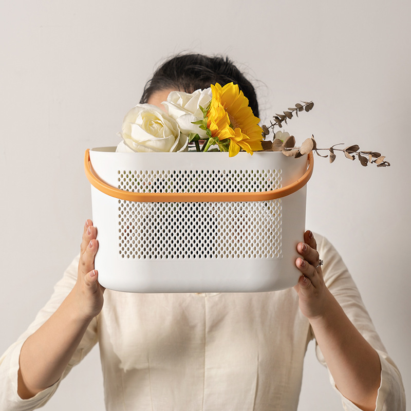 プラスチックの手提げ風呂かご収納かごトイレの浴室風呂かごの雑品収納かごの洗面かごの代理|undefined