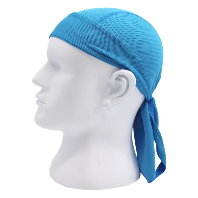 Outdoor Cycling Pirate Hat Quick-Drying Sports Turban Moisture-Wicking Breathable Sun Protection Hood Pirate Turban Small Hat