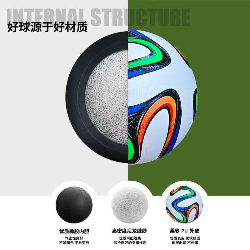 Fútbol personalizado Copa del Mundo Europa Premier League Liga de Campeones Fútbol 4 No. 5 PU Fábrica de Fútbol