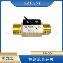 4分黄铜水流开关FS-5CM-1-4SS  G牙 双外牙内外牙适用于油冷机