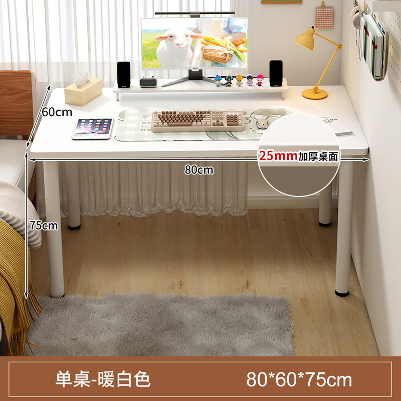 Escritorio Dormitorio de niña con cajón Escritorio de estudio de maquillaje simple para el hogar del estudiante Escritorio de computadora de oficina de alquiler