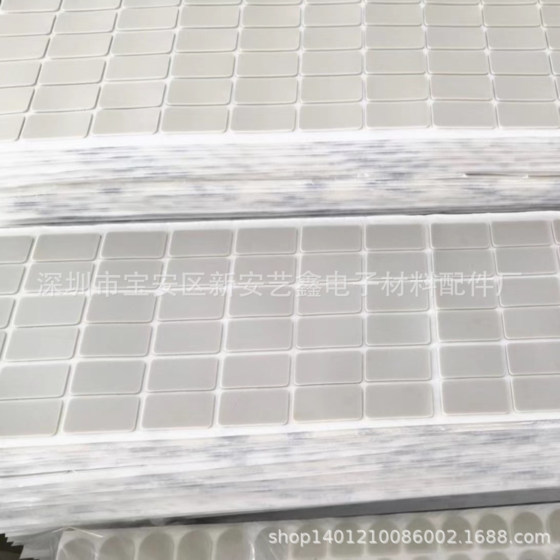 厂家直供硅胶垫片耐高温防滑减震泡棉强背胶固定黑色灰色硅胶垫片