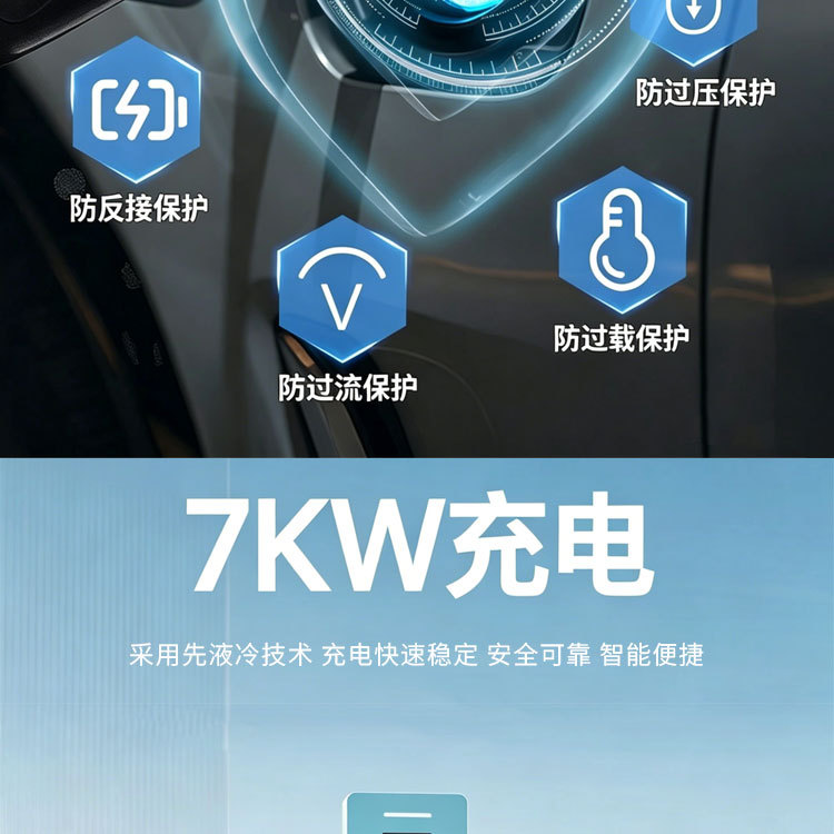 7Kw New Energy Electric Hybrid Car Household and Commercial Universal 32A Ac Charging Station for New Energy Vehicles Fast Charging