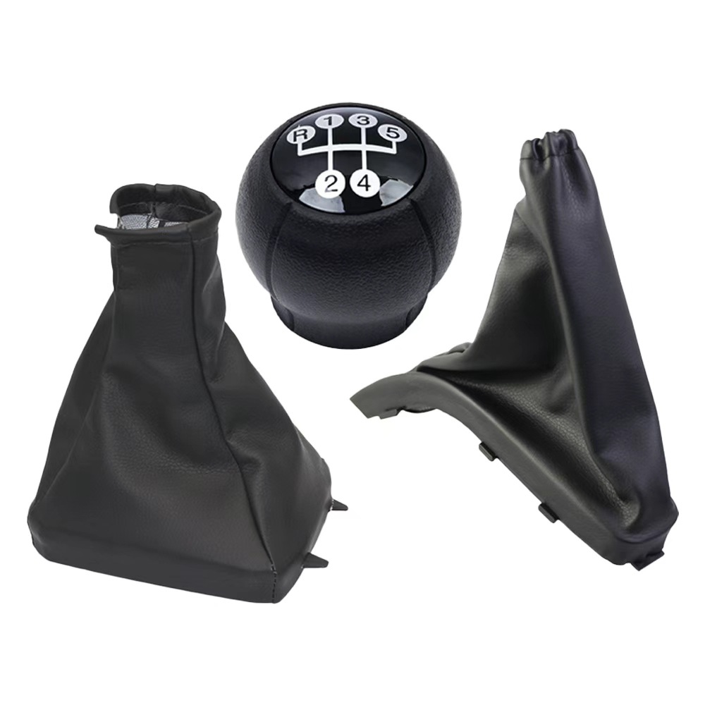 Suitable for Opel Astra G Zafira A gear shift knob handbrake cover cabin accessories black cross-border