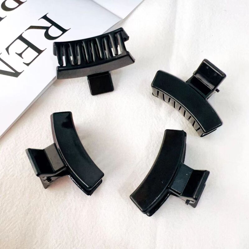 Acrylic Simple Flat Hair Clip DIY Base Clip Base Tray Hairpin Handmade Bare Clip