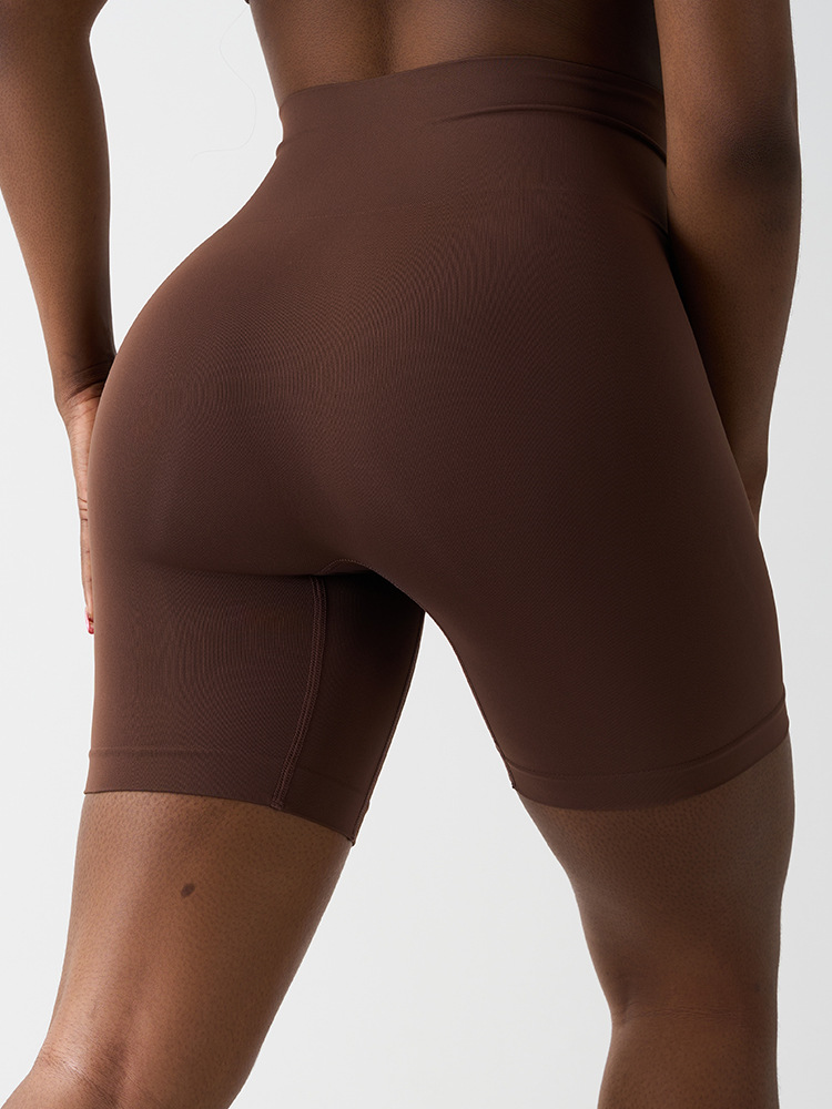 Seamless High-Waisted Yoga Shorts – Butt-Lifting & Breathable (7 Colors) – Gym, Running & Lounge (S-XL)​_ecoleips.com