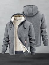 C 39115 Thick Fleece Hooded Jacket �Ӻ���������� ����