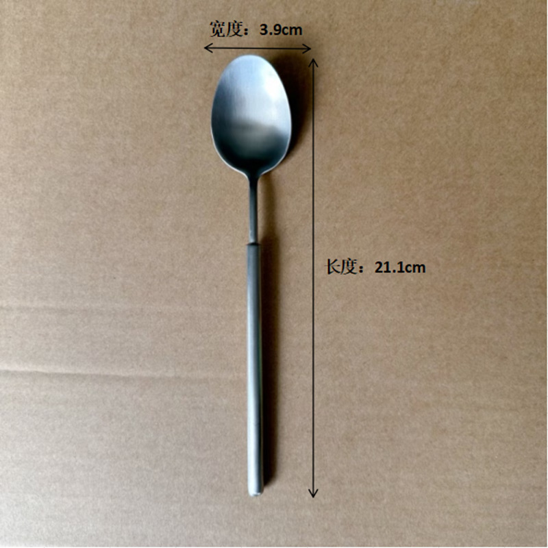 Set de couverts en acier inoxydable à manche rond_voghion.com