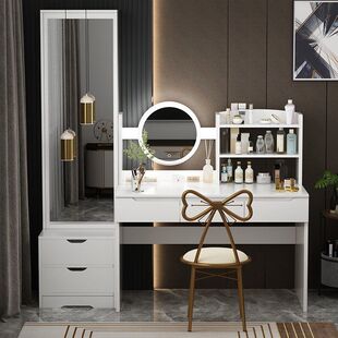 Light Luxury Dressing Table Storage Cabinet Integrated Bedroom Modern Simple Small Apartment Minimalist Makeup Table Supply Chain Wholesale