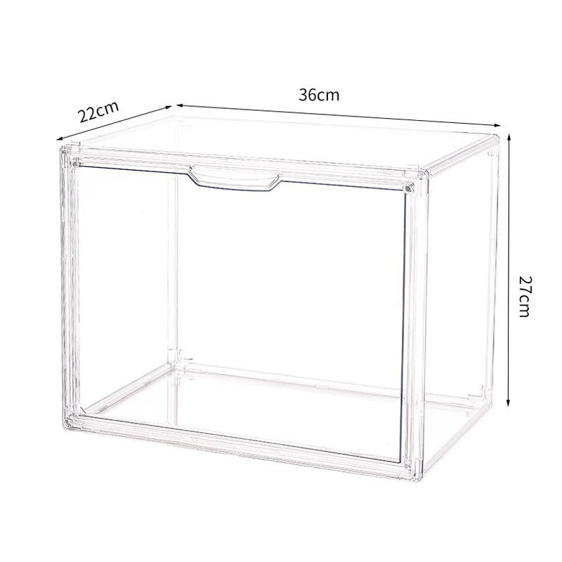 Wall-mounted Storage Box Shelf Rack Acrylic Clear from Yomiego