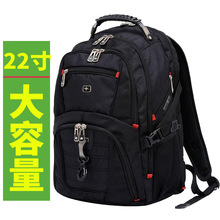 瑞士双肩包男士电脑包背包大容量60升80升商务出差旅行包登山包