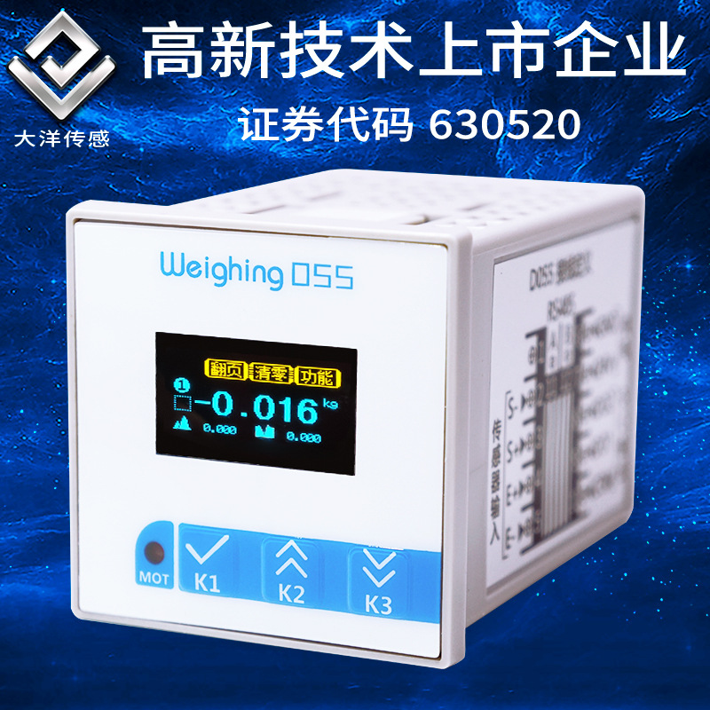 大洋称重显示控制器仪表测力值检测485通讯智能滤波抗干扰D055