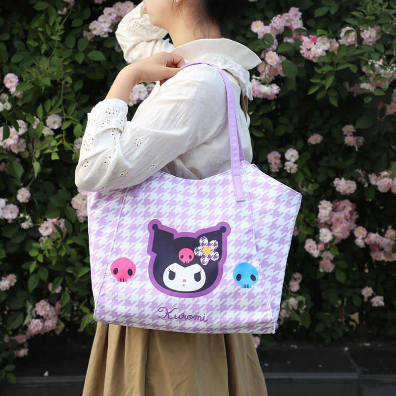 Capacious cute Japanese shopping bag for mother and baby