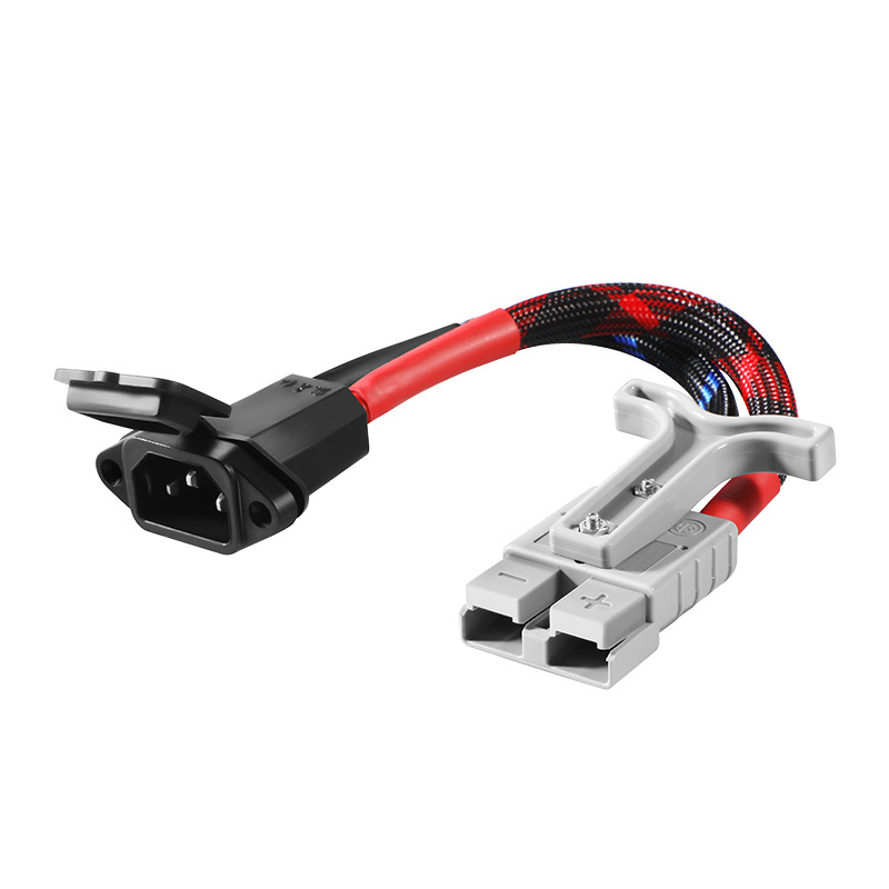 Factory Direct Supply Anderson Connector Plug Cable for Electric Vehicles, Delivery, Rental, and Battery Swapping, High Temperature Resistant, Flame Retardant Connection Cable