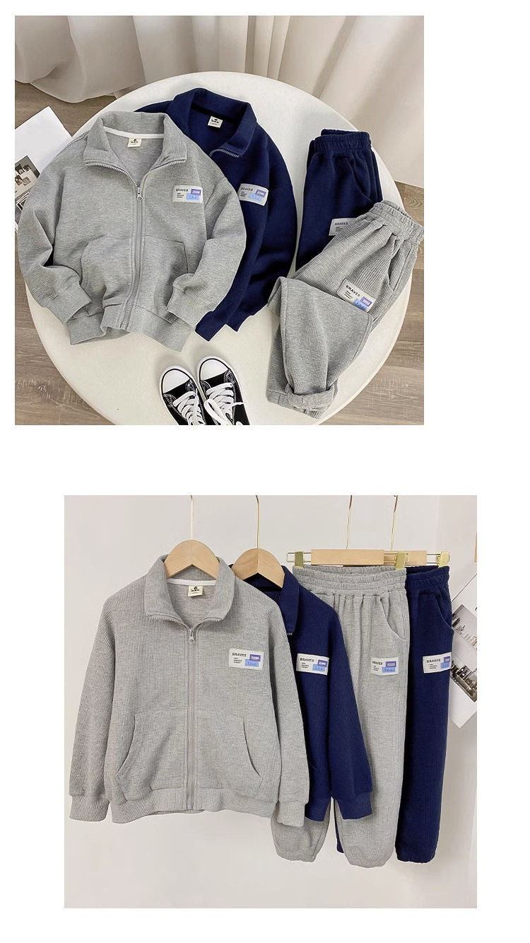 kids'clothing Big children stylish handsome casual loose set of two sets of tide_voghion.com