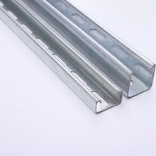 j8冲孔型C型钢冷横担支架型钢型钢抗震C槽钢轨道u镀锌镀锌中国g3