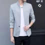 新款男士秋冬立领西服
