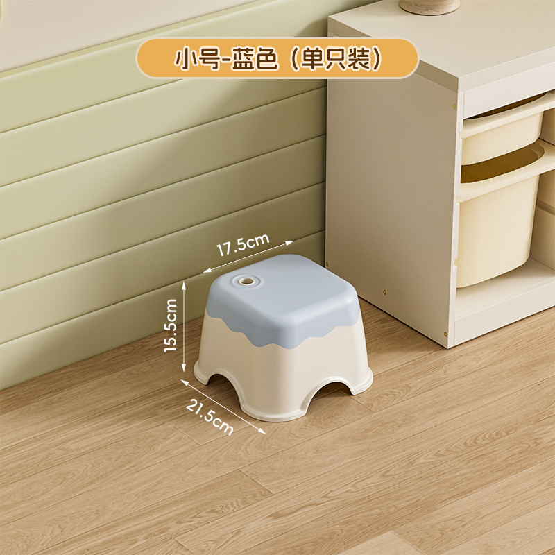 厚みのある子供用小さなスツール、家庭用低スツール、プラスチック製の靴交換用ベンチ、赤ちゃんのかわいくて丈夫で耐久性のある幼稚園の椅子|undefined