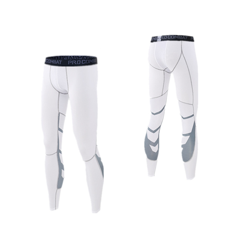 Pantalones deportivos, pantalones deportivos de malla secos rápidos para hombres, pantalones deportivos grises para correr, ejercicios de baloncesto, pantalones de compresión para mostrar piernas largas