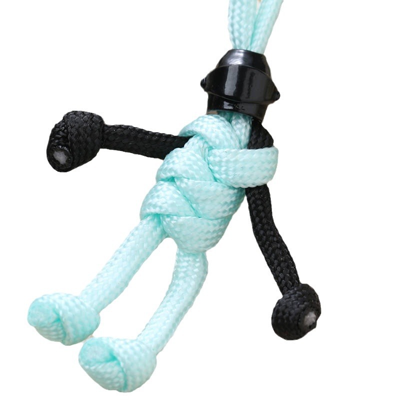 Motocicleta mano muñeca colgante cadena paraguas cuerda tejida llavero regalo personalidad creativa casco de la motocicleta accesorios clave