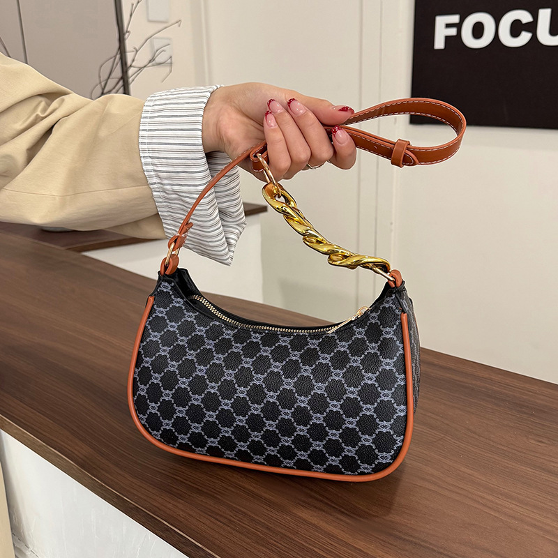Bolso retrógrado para mujeres 2026 nuevo estilo de moda francés nicho diseño de alta sensación de hombro bolso de brazo bolso de mano image 3