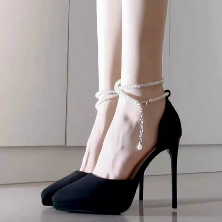 Новые водонепроницаемые туфли на высоком каблуке женские каблуки не устают