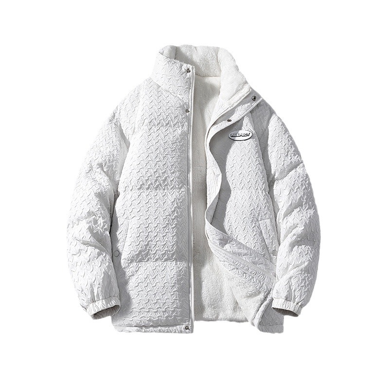 NASA 1000 pájaros plumón algodón chaqueta de moda de invierno de cordero chaqueta de algodón chaqueta de moda de pareja de invierno