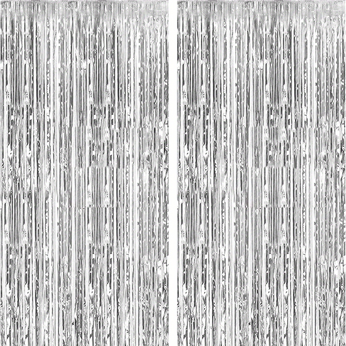 Fondo de frasilla de lámina metálica - ideal para cumpleaños, graduaciones y cortinas de lluvia de víspera de año nuevo