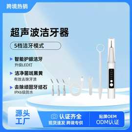跨境高档超声波口腔洁牙器清洁牙高档家用电动去除结石牙器批发