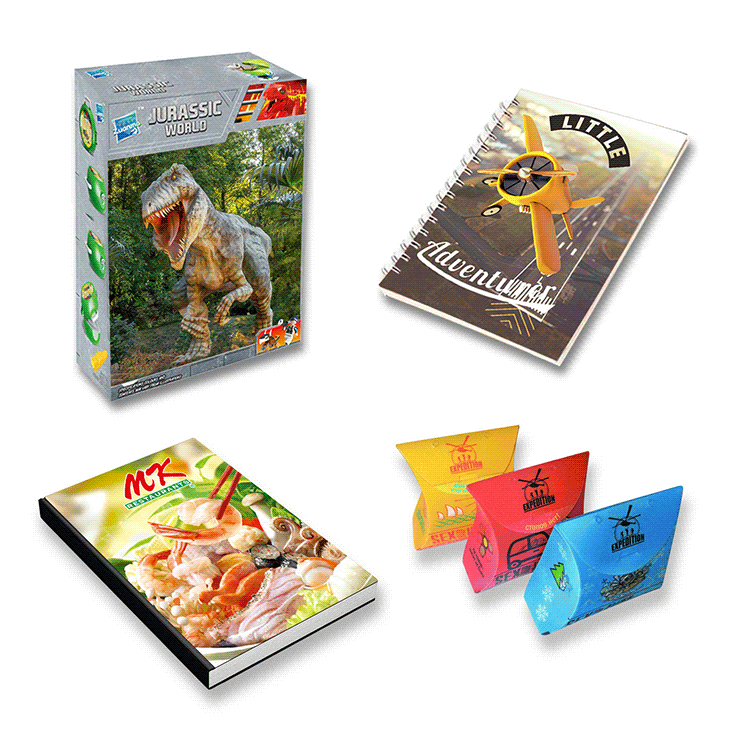 笔记本和包装封面效果图