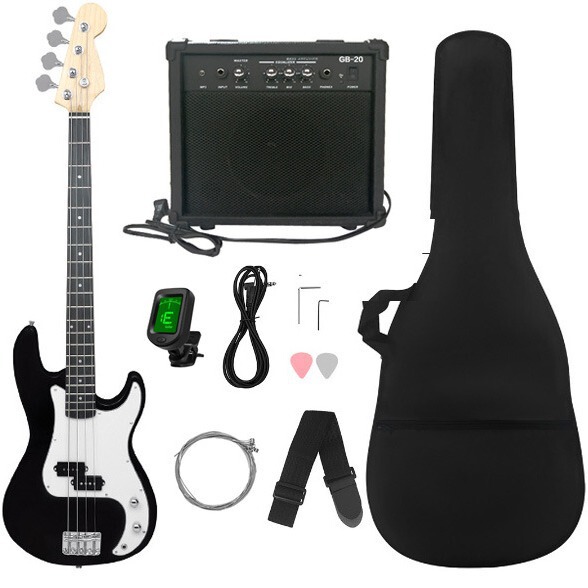 Factory Direct Sales; Electric Bass Four-String Electric Bass Set Bass Guitar Kidsren's Beginner Professional P Bass Factory Direct Sales; Electric Bass Four-String Electric Bass Set Bass Guitar Kidsren's Beginner Professional P Bass