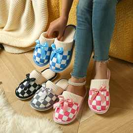 厂家直供跨境女士家居拖鞋居家女鞋四季鞋子跨境贴标代发小单定制