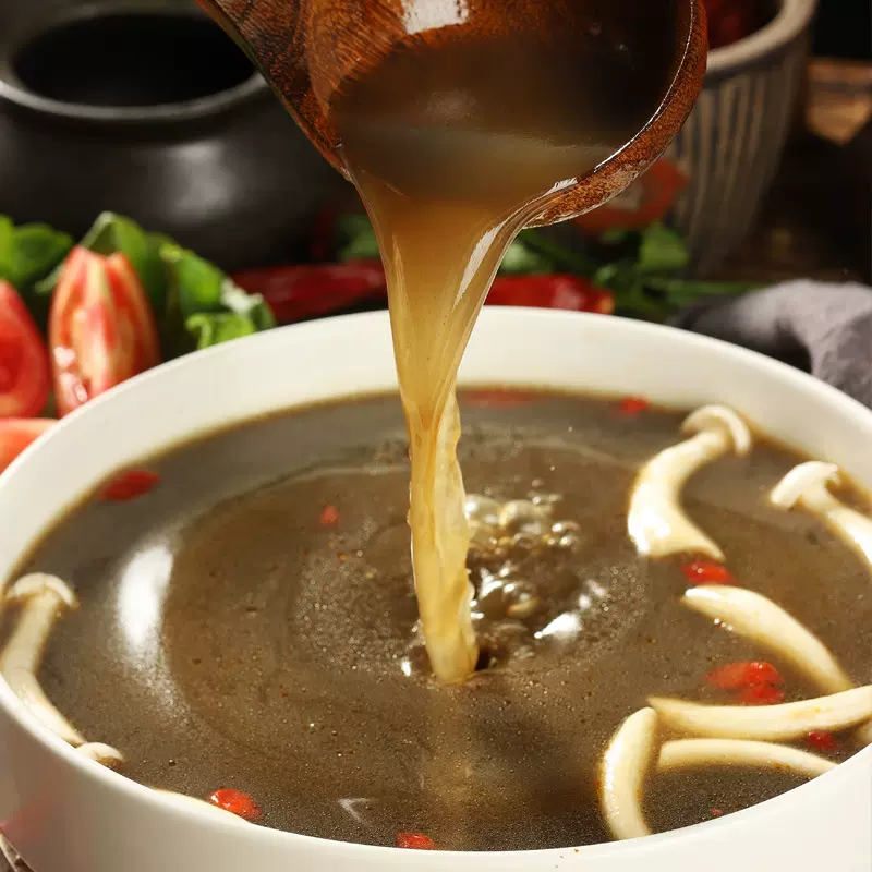 重庆慧优源菌汤风味调料底料商用500g清真餐调骨汤羊肉汤认证高汤