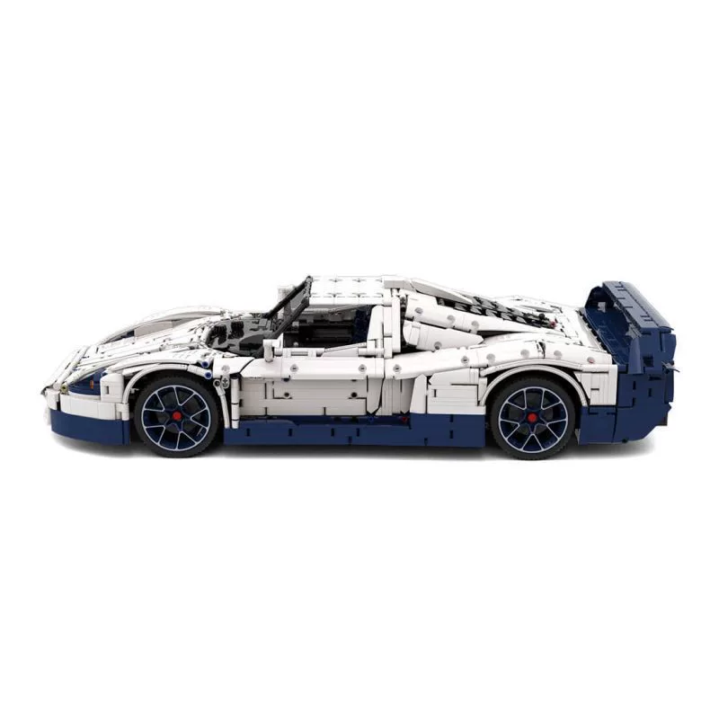 (Cross-border trading), constructor, supercar, car model, white toy, scale 1:8
