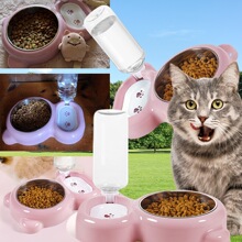I 78911 Pet Dual Bowl with Water Bottle ����˫�� �羳ŷ����