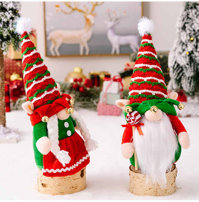 Navidad Lindo Muñeca No Tejido Fiesta Atrezzo Decorativo display picture 5