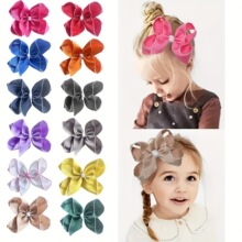 V 37533 Simple Bow Hair Clips ��Լ�����ᷢ�� ŷ���羳