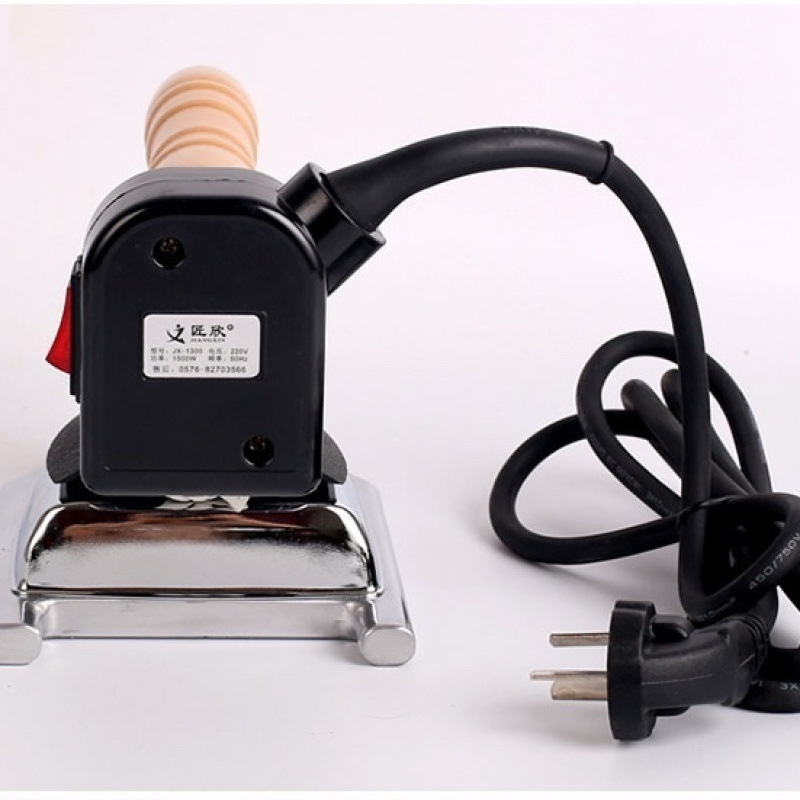 Artista Xin hierro eléctrico de cuero de madera, hierro de cuero de madera, hierro de alta temperatura industrial multifuncional, hierro eléctrico de forma especial 1500W image 5