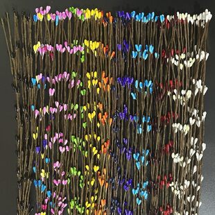 Realistic woven artificial ivy, 8 pair, 40cm
