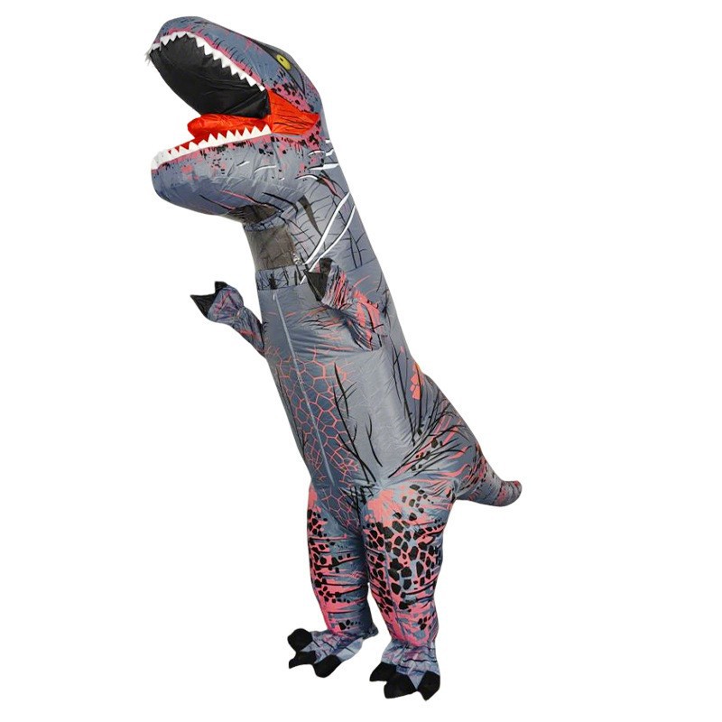 Disfraz Inflable de Tiranosaurio Rex, Accesorios para Fiestas de Disfraces de Halloween, Disfraz de Dinosaurio para Adultos y Niños