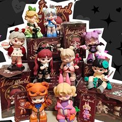 ドラ・ファンタジーランドシリーズ ブラインドボックス ビッグシスターフェイス ネットセレブ 人気フィギュア トレンドオーナメント かわいいおもちゃ ギフト