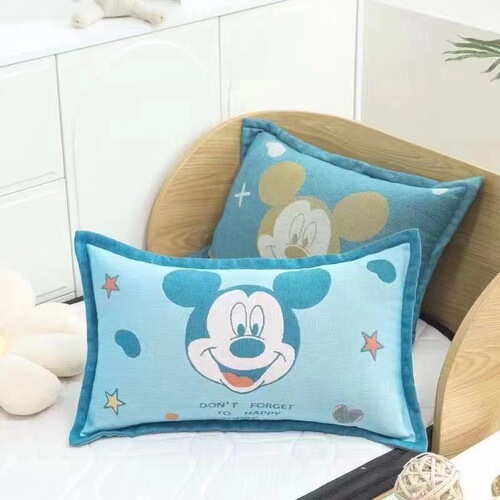 New Arrival 100% Cotton Gauze Children's Pillowcase Cute Cartoon Baby Pillow Core Cover Universal Four Seasons Soft Skin-Friendly