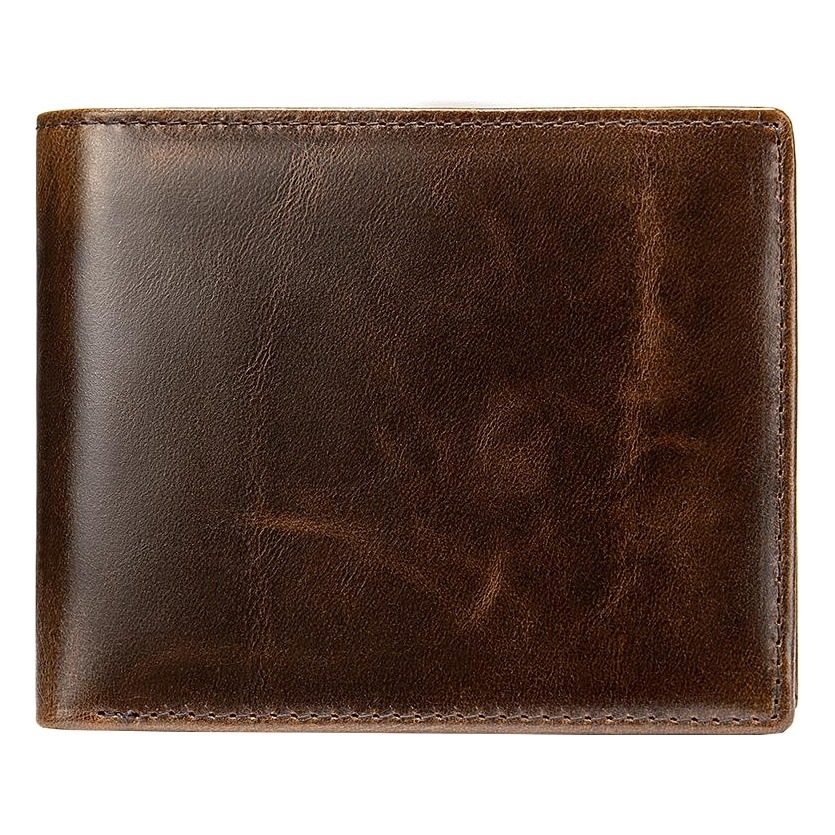 Genuine Leather Anti-Magnetic Wallet Men's Business Multi-Card Slot Wallet Anti-Theft Rfid Coin Purse 7313 Anti-Theft Card Holder