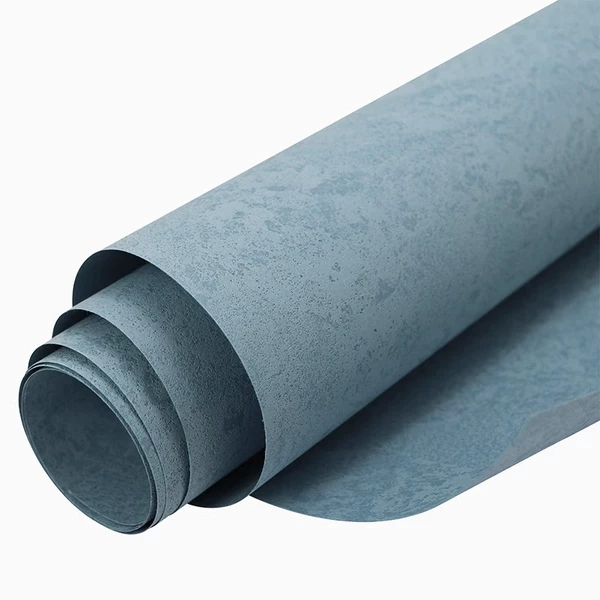 Fully open clumsy paper gray blue