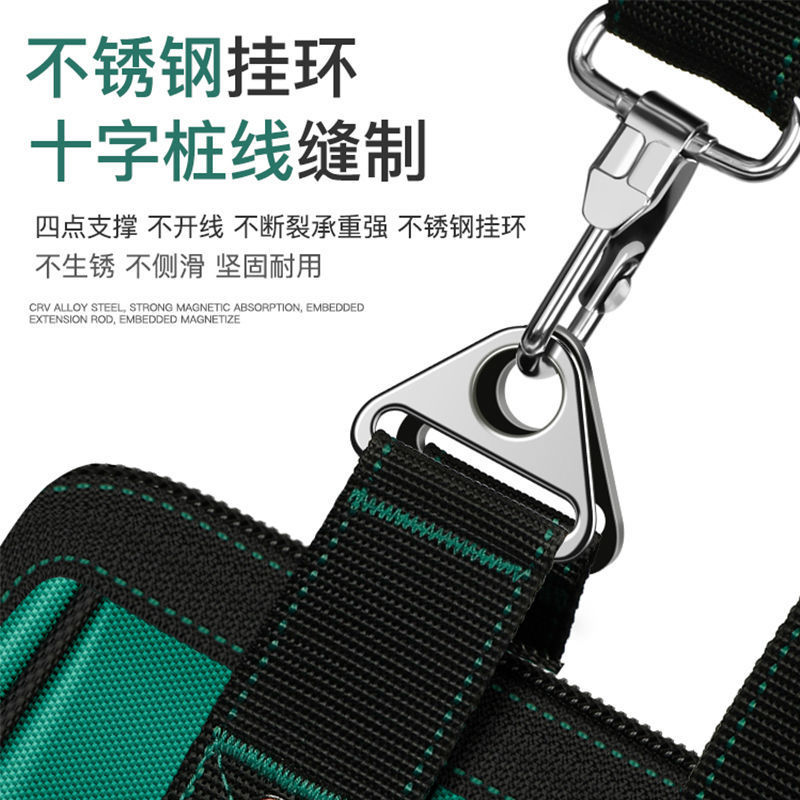 艾瑞沢工具バッグ厚手キャンバスオックスフォード布電気工包木工手提げ工具袋大容量収納バッグ