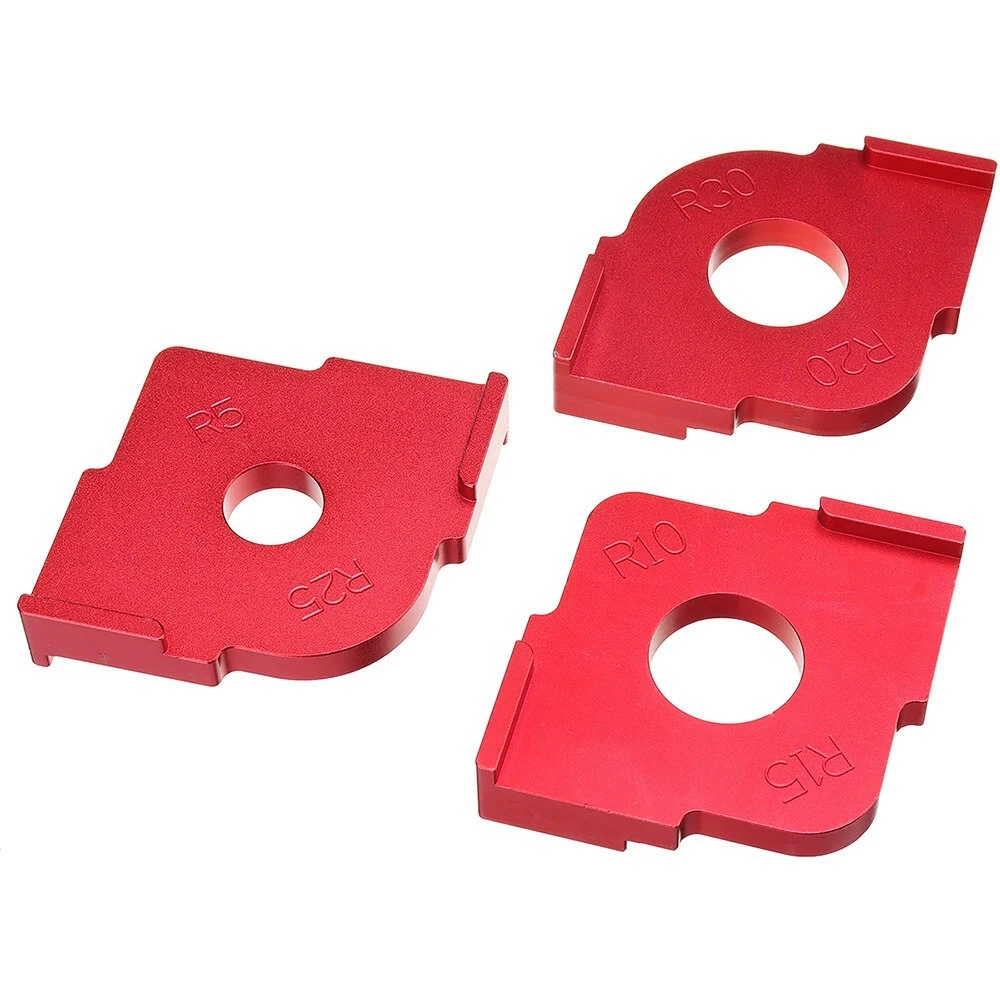 Деревообрабатывающий полукруглый угол Быстрый локатор гравировальный станок обрезной станок Деревообрабатывающий филе R Угол Круговой дуги шаблон для резки филе