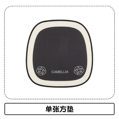 Camellia Car Cushion Universal Four Four Seasons Pad - double-flower-camellia-square-mat-general