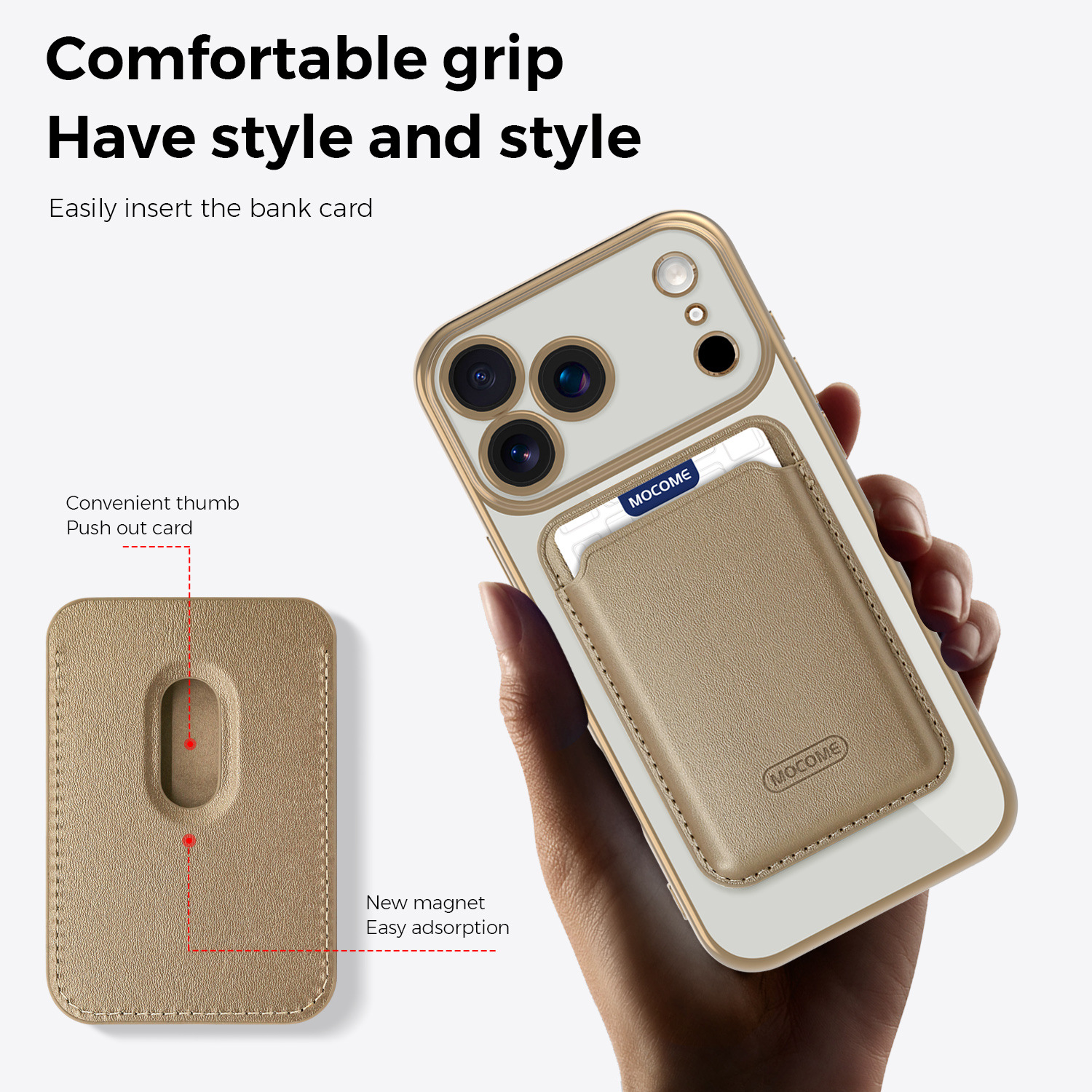 Neue magnetische Hülle im CD-Design mit Kartenhalter für iPhone 17 Pro Max, stoßfeste Hülle für alle iPhone-Serien_voghion.com
